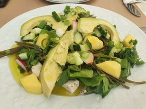 Tofu salad at Pulse in Crete