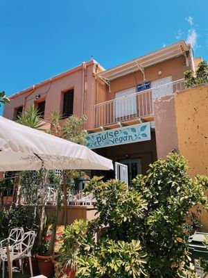 Entrance at Pulse in Crete