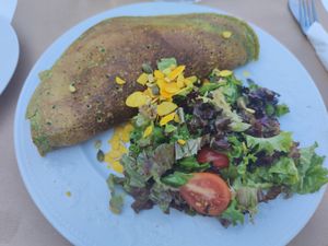 Omelette at Pulse in Crete