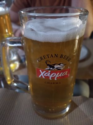 Cretan beer at Pulse in Crete