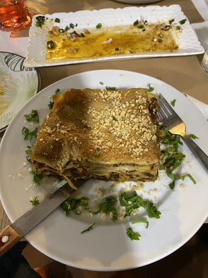 Vegan lasagne   at Pulse in Crete