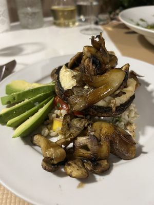 Mushroom dish   at Pulse in Crete