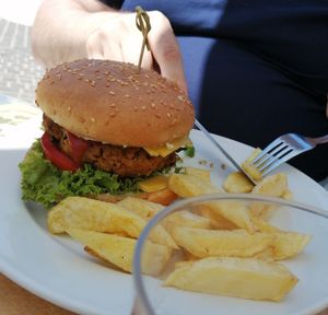 Cheese Burger at Pulse in Crete