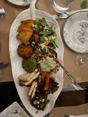 Meze Plate 1 at Pulse in Crete