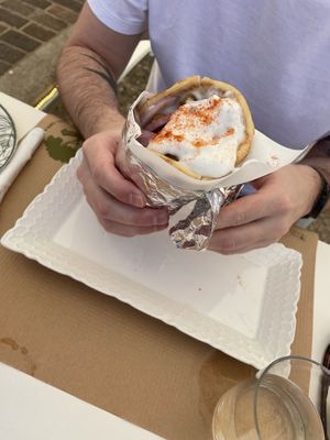 Souvlaki  at Pulse in Crete