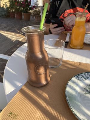 Super thick and delicious chocolate smoothie   at Pulse in Crete