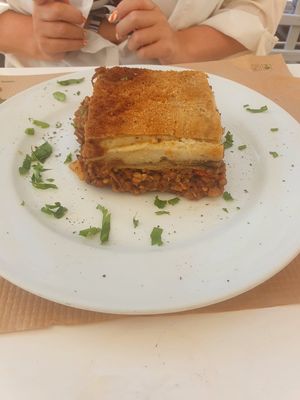 Moussaka   at Pulse in Crete