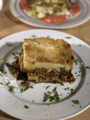 Mousakka  at Pulse in Crete