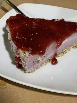 Berry cheesecake   at Pulse in Crete