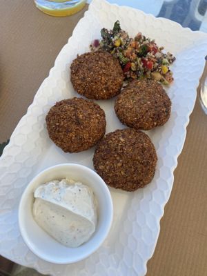 Falafel  at Pulse in Crete