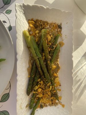 Roast Asparagus  at Pulse in Crete