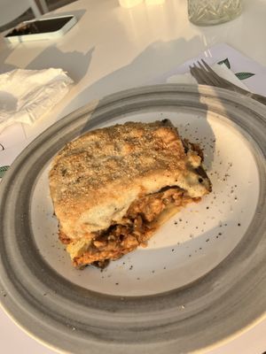 Musaka  at Pulse in Crete