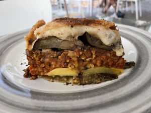 Moussaka  at Pulse in Crete