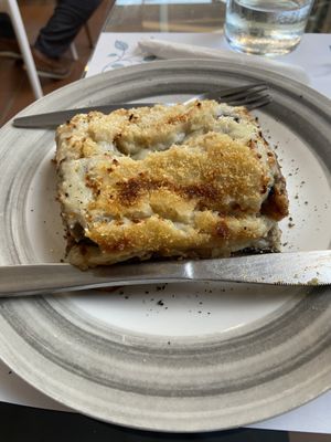 We went back for a second night - mousaka   at Pulse in Crete