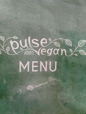 Lunch and dinner menu  at Pulse in Crete