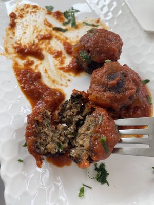 Greek Style Eatballs  at Pulse in Crete
