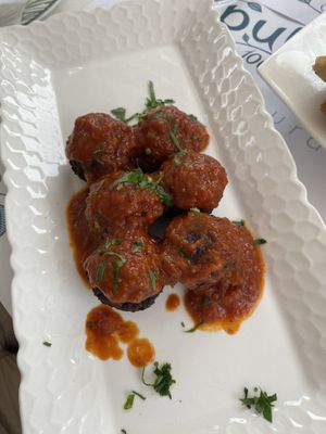 Greek Style Eatballs  at Pulse in Crete