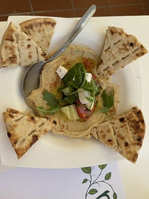 Hummus platter   at Pulse in Crete