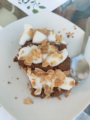 Carrot cake at Pulse in Crete