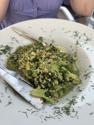 super green risotto  at Pulse in Crete