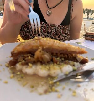 baklava  at Pulse in Crete