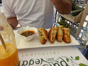 Pandora breadcrumb sandwich at Pulse in Crete