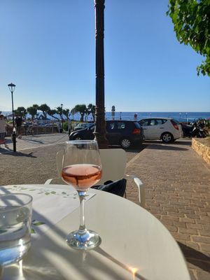 View from cafe at Pulse in Crete