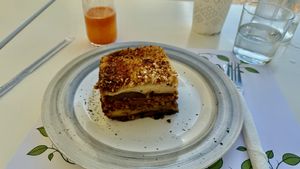 Famous Moussaka  at Pulse in Crete