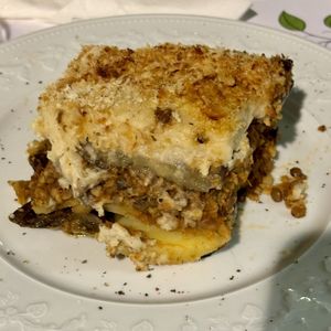 Mousakka  at Pulse in Crete