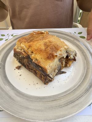 Moussaka  at Pulse in Crete