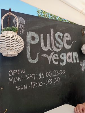 The walk was worth it! at Pulse in Crete