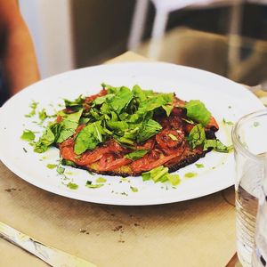 Tomato tart  at Pulse in Crete