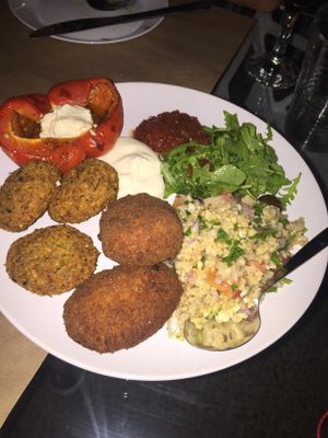 mezze board  at Pulse in Crete