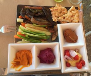 Mezze Plate at Pulse in Crete