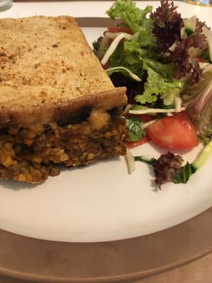 Vegan moussaka  at Pulse in Crete