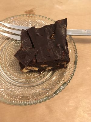 Chocolate salame at Pulse in Crete