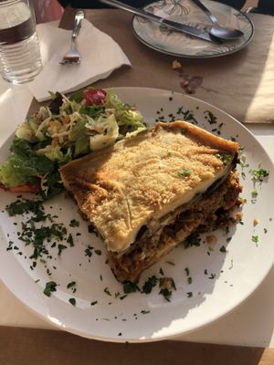 Moussaka  at Pulse in Crete