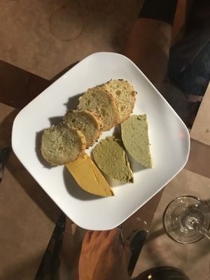 Homemade vegan cheeses  at Pulse in Crete