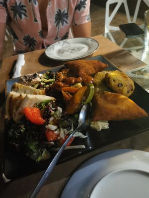 Mezze platter at Pulse in Crete