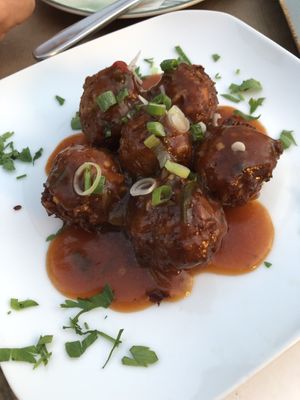 Manchuria balls at Pulse in Crete