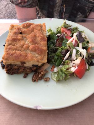 Mousakka at Pulse in Crete