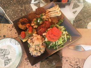 Vegan Mezze 2 at Pulse in Crete