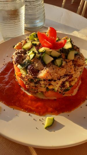 Superfood salad at Pulse in Crete