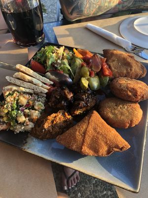 Meza plate 1 at Pulse in Crete