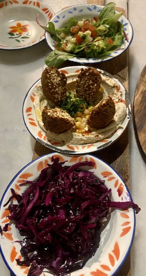 Falafel combo  at HUmmUS in The Hague