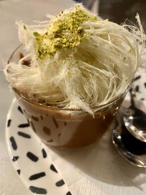  Chocolate mousse   at HUmmUS in The Hague