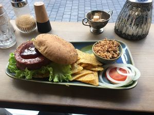 Beyond Meat Burger💚 at Zuhause in Augsburg