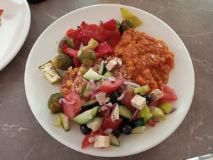 Daily lunch menu #Veganuary at Paradise Food in Budva