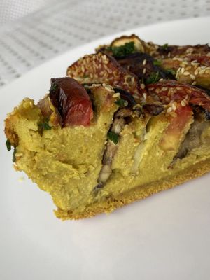 Vegetable quiche   at Paradise Food in Budva