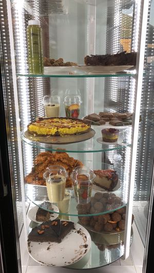 Various deserts at Paradise Food in Budva